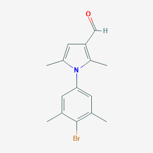 1-(4-bromo-3,5-dimethylphenyl)-2,5-dimethyl-1H-pyrrole-3-carbaldehyde图片