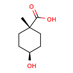trans-4-hydroxy-1-methylcyclohexane-1-carboxylicacid图片