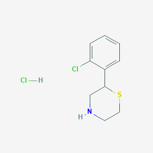 2-(2-Chlorophenyl)thiomorpholine Hydrochloride图片