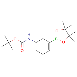 tert-butylN-[3-(tetramethyl-1,3,2-dioxaborolan-2-yl)cyclohex-3-en-1-yl]carbamate图片