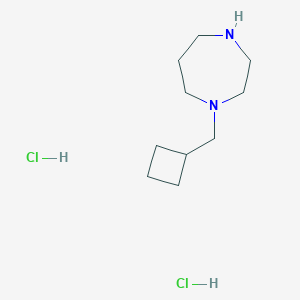 1-(Cyclobutylmethyl)-1,4-diazepane dihydrochloride图片