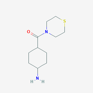 4-(Thiomorpholine-4-carbonyl)cyclohexan-1-amine图片