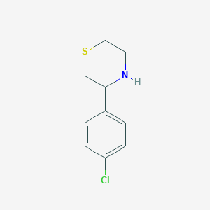 3-(4-Chlorophenyl)thiomorpholine图片