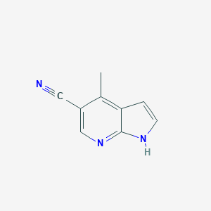 4-methyl-1H-pyrrolo[2,3-b]pyridine-5-carbonitrile图片