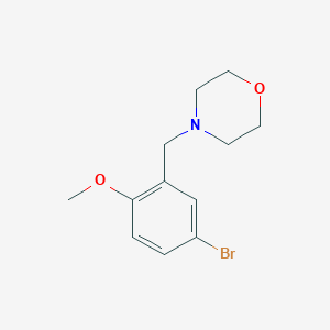 4-[(5-Bromo-2-methoxyphenyl)methyl]morpholine图片