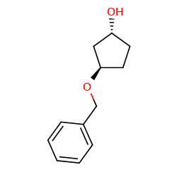 trans-3-(benzyloxy)cyclopentan-1-ol图片