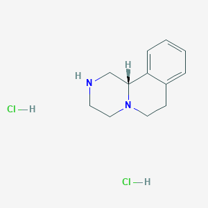 (S)-2,3,4,6,7,11b-hexahydro-1H-pyrazino[2,1-a]isoquinoline dihydrochloride图片