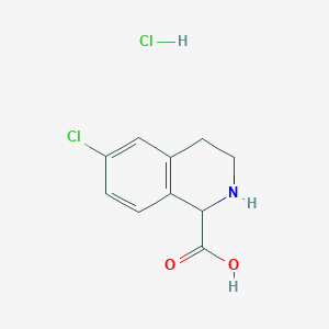 6-Chloro-1,2,3,4-Tetrahydro-Isoquinoline-1-Carboxylic Acid Hydrochloride图片