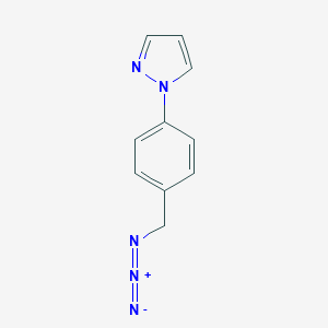 1-[4-(azidomethyl)phenyl]-1H-pyrazole图片
