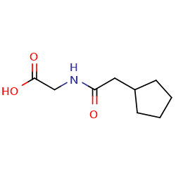 2-(2-cyclopentylacetamido)aceticacid图片
