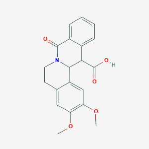 2,3-Dimethoxy-8-oxo-5,8,13,13a-tetrahydro-6H-isoquino[3,2-a]isoquinoline-13-carboxylic acid图片