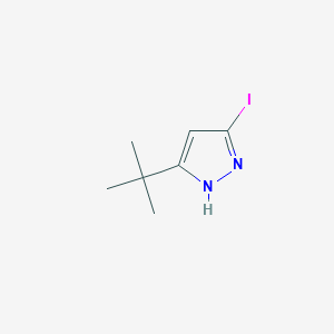 3-(tert-Butyl)-5-iodo-1H-pyrazole图片