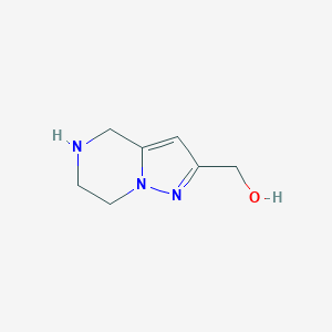 {4H,5H,6H,7H-pyrazolo[1,5-a]pyrazin-2-yl}methanol图片