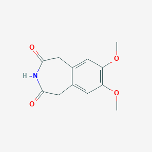 7,8-dimethoxy-2,3,4,5-tetrahydro-1H-3-benzazepine-2,4-dione图片