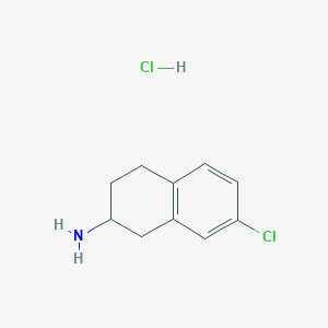 7-chloro-1,2,3,4-tetrahydronaphthalen-2-amine图片