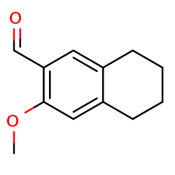3-methoxy-5,6,7,8-tetrahydronaphthalene-2-carbaldehyde图片