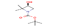 tert-butyl(3S)-3-hydroxy-2,2-dimethyl-azetidine-1-carboxylate图片