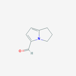 2,3-dihydro-1H-pyrrolizine-5-carbaldehyde图片