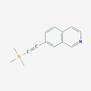 7-((Trimethylsilyl)ethynyl)isoquinoline图片