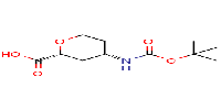 (2R,4S)-4-(tert-butoxycarbonylamino)tetrahydropyran-2-carboxylicacid图片