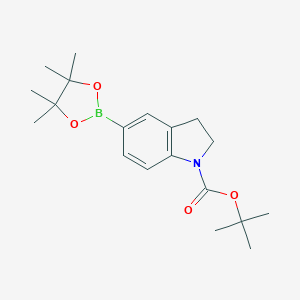 tert-Butyl5-(4,4,5,5-tetramethyl-1,3,2-dioxaborolan-2-yl)indoline-1-carboxylate图片