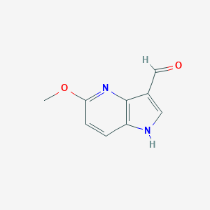5-methoxy-1H-pyrrolo[3,2-b]pyridine-3-carbaldehyde图片