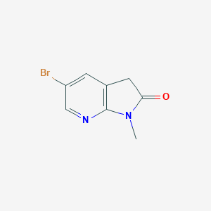 5-bromo-1-methyl-3H-pyrrolo[2,3-b]pyridin-2-one图片