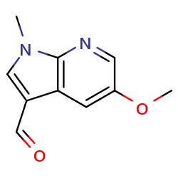 5-methoxy-1-methyl-1H-pyrrolo[2,3-b]pyridine-3-carbaldehyde图片