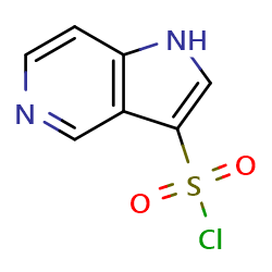 1H-pyrrolo[3,2-c]pyridine-3-sulfonylchloride图片