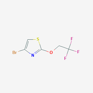 4-Bromo-2-(2,2,2-trifluoroethoxy)-1,3-thiazole图片
