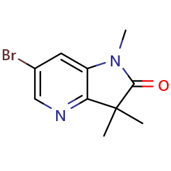 6-bromo-1,3,3-trimethyl-1H,2H,3H-pyrrolo[3,2-b]pyridin-2-one图片