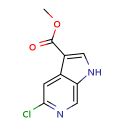 methyl5-chloro-1H-pyrrolo[2,3-c]pyridine-3-carboxylate图片