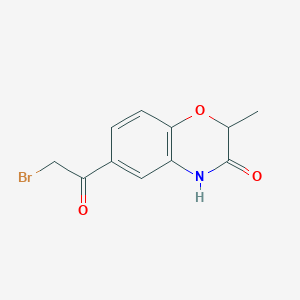 6-(2-bromoacetyl)-2-methyl-3,4-dihydro-2H-1,4-benzoxazin-3-one图片