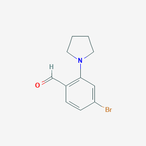 4-Bromo-2-(pyrrolidin-1-yl)benzaldehyde图片