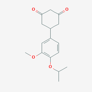 5-(4-isopropoxy-3-methoxyphenyl)cyclohexane-1,3-dione图片