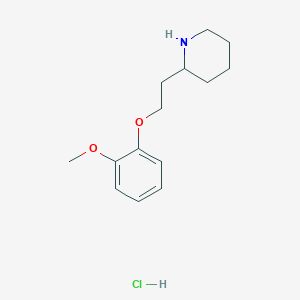 2-Methoxyphenyl 2-(2-piperidinyl)ethyl etherhydrochloride图片