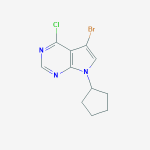 5-Bromo-4-chloro-7-cyclopentyl-7H-pyrrolo[2,3-d]pyrimidine图片