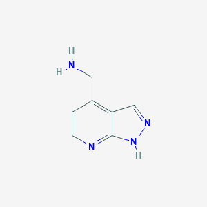 (1H-Pyrazolo[3,4-b]pyridin-4-yl)methanamine图片