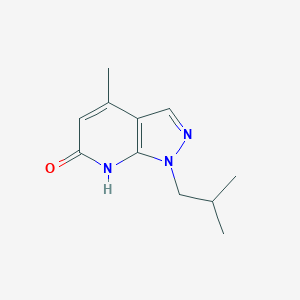 4-methyl-1-(2-methylpropyl)-1H,2H,6H-pyrazolo[3,4-b]pyridin-6-one图片