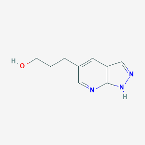 3-(1H-Pyrazolo[3,4-b]pyridin-5-yl)propan-1-ol图片