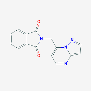 2-{Pyrazolo[1,5-a]pyrimidin-7-ylmethyl}-2,3-dihydro-1H-isoindole-1,3-dione图片