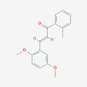 (2E)-3-(2,5-dimethoxyphenyl)-1-(2-methylphenyl)prop-2-en-1-one图片