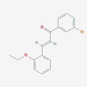 (2E)-1-(3-bromophenyl)-3-(2-ethoxyphenyl)prop-2-en-1-one图片