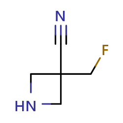 3-(fluoromethyl)azetidine-3-carbonitrile图片