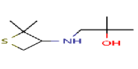 1-[(2,2-dimethylthietan-3-yl)amino]-2-methylpropan-2-ol图片