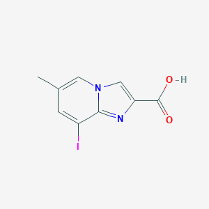 8-iodo-6-methyl-imidazo[1,2-a]pyridine-2-carboxylic acid图片