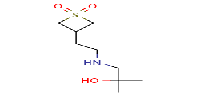3-{2-[(2-hydroxy-2-methylpropyl)amino]ethyl}-1λ?-thietane-1,1-dione图片