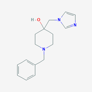 1-benzyl-4-(1H-imidazol-1-ylmethyl)piperidin-4-ol图片