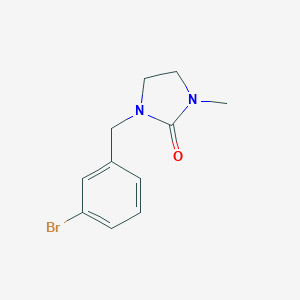 1-[(3-Bromophenyl)methyl]-3-methylimidazolidin-2-one图片