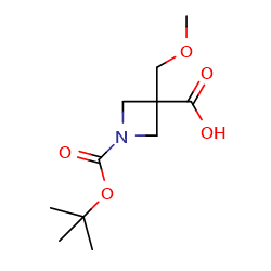 1-[(tert-butoxy)carbonyl]-3-(methoxymethyl)azetidine-3-carboxylicacid图片
